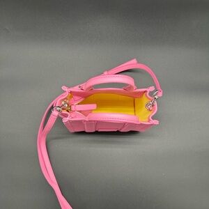 Pink Leather Handbag